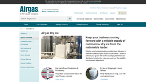 Airgas Dry Ice - ice supplier