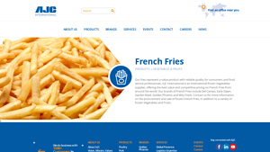 Import and Export French Fries Worldwide | AJC International - french fries supplier