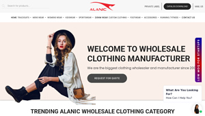 Bulk Apparel Manufacturer & Vendor - Alanic Wholesale Clothing - clothing supplier