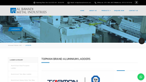Industrial Aluminium Ladder Manufacturer - Albawadi Metals-UAE - ladder supplier