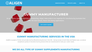 #1 Gummy Manufacturer in the USA - Aligen - gummy candy supplier