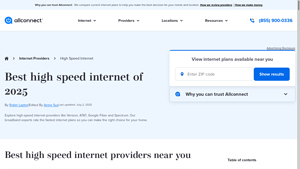 Best High Speed Internet Providers in Your Area in 2025 - internet supplier in my area