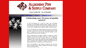 Allegheny Pipe & Supply Company - steel pipe supply