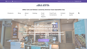Find Ice Cream Carts, Kiosks and More | All Star Carts - food cart supplier