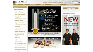 CM Almy - Church Supplies, Catholic Vestments and Clergy Apparel - church supplier