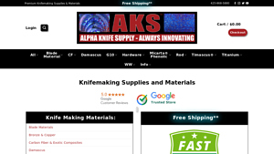 AKS™ - Knife Making Supplies and Materials. - Alpha Knife Supply - knife making supplier
