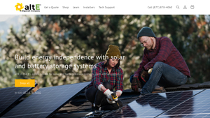 DIY Solar Power & Energy Storage Systems | altE - solar equipment supplier