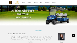 Find Out Who's Leading in Canada's Custom Golf Cart Industry - Top 10 ... - golf cart suppliers