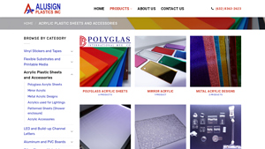 Acrylic Plastic Sheets and Accessories - Alusign Plastics Inc. - acrylic sheet plexiglass suppliers