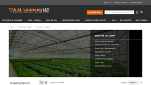 Greenhouse Supplies | Equipment & Accessories | AM Leonard - greenhouse supplier