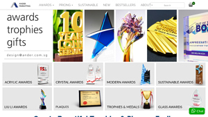 Trophy Plaques, Corporate Awards & Medals | Ander Singapore - trophy supplier