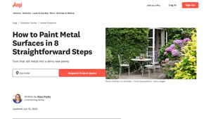 How to Paint Metal for the Best Finish | Angi - metal painting
