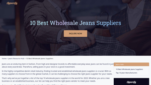 10 Best Wholesale Jeans Suppliers - Appareify - denim jeans supplier
