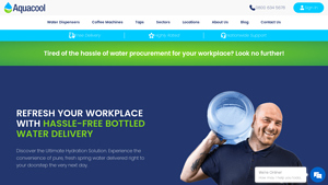 Bottled Water Delivery | Aqua Cool - bottled water supplier