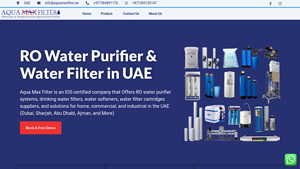 Water Filter System UAE | RO Water Purifier System UAE | Aqua Max Filter - water purifier supplier