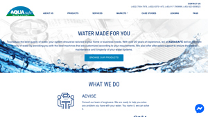 Aquasafe Water Treatment Systems - water filtration supplier