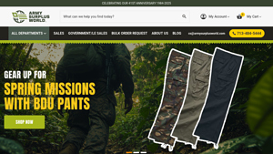 Shop Military Surplus | Welcome to Army Surplus World - army supplier