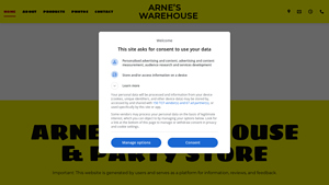 ARNE'S WAREHOUSE: Party Store in Houston, TX - party shop suppliers