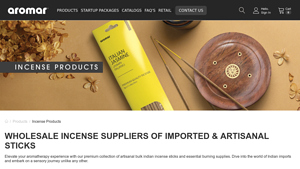 Online US-Based Wholesale Incience Supplier | Aromar - incense supplier