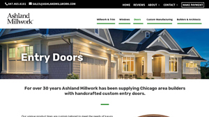 custom entry doors chicago - Ashland Millwork - door supplier chicago