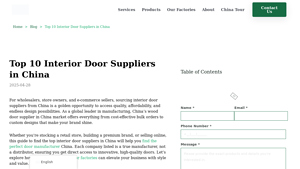 Top 10 Interior Door Suppliers in China - Asian Sourcing Group - interior door supplier china