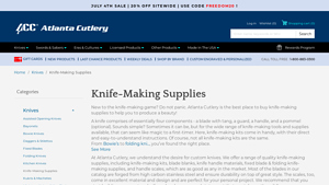 Knife Making Supplies | Tools & Materials - Atlanta Cutlery Corporation - knife making supplier