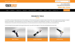 Pneumatic Tools | Automotive equipment manufacturers - ATS ELGI - pneumatic tools supplier