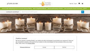 Welcome to Aussie Candle Supplies, your home for your creative needs - candle supplier