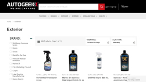 Car Exterior Care Supplies & Tools - Autogeek.net - car detailing supplier