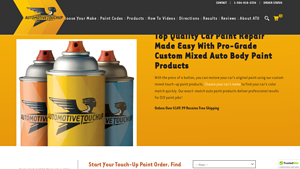 Exact Match Car Paint Made Easy | AutomotiveTouchup - car paint supplier