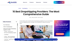 16 Best Dropshipping Providers: The Most Comprehensive Guide - dropshipping supplier