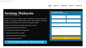 Best Awning Malaysia | Pergola Contractor Malaysia | Simply Awnings - awning supplier