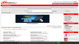 China Manufacturers On B2BChinaSources.Com For China Products,China ... - china supplier