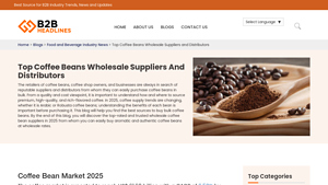 Top Coffee Beans Wholesale Suppliers And Distributors - wholesale coffee suppliers