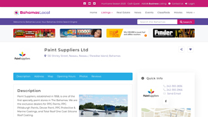 Paint Suppliers Ltd - Nassau - Nassau / Paradise Island, Bahamas - paint supplier