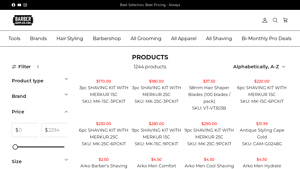 Products - BarberSupplies.com - barber supplier