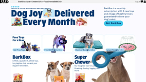BARK Dog Subscription Box | Dog Toys, Treats, & Fun Delivered - dog toy supplier