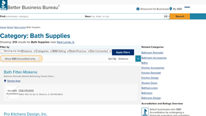 Bath Supplies near New Lenox, IL - Better Business Bureau - kitchen and bath supplier new lenox illinois
