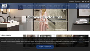 Shower Enclosures | Shower Remodeling Manufacturer | BCI ... - BCI Acrylic - shower door supplier