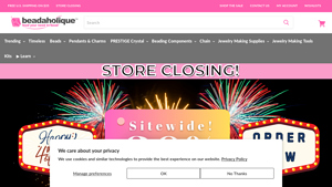 Beadaholique | STORE CLOSING, Beads and Jewelry Making Supplies - craft supplies suppliers