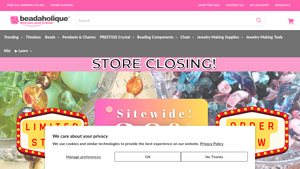 Beadaholique | STORE CLOSING, Beads and Jewelry Making Supplies - wholesale jewelry supplier