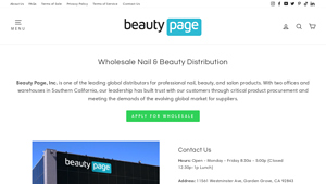 Beauty Page, Inc. | Wholesale Nail & Beauty Supplies - nail polish supplier