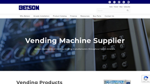 Vending Machine Supplier - Betson Enteprises - vending machine supplier