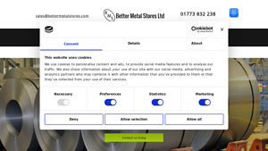 Metal suppliers | Better Metal Stores Ltd - aluminium metal suppliers
