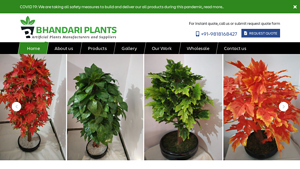 Bhandari Plants & Flowers | Artificial Plants & Flowers Manufacturer - artificial plant supplier