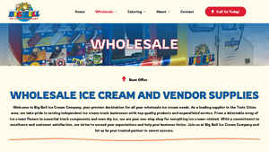Wholesale Ice Cream & Vendor Supplies | Big Bell Ice Cream - ice cream truck supplier
