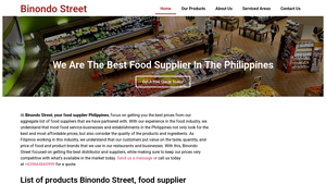 A Food Supplier in the Philippines | Binondo Street - food supplier