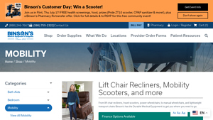 Mobility | Binson's Medical Equipment & Supplies - mobility equipment supplier