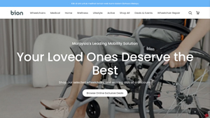 Bion Malaysia | Wheelchair Supplier | Health and Wellness - wheelchair supplier