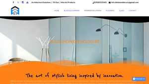 GLASS SHOWER ENCLOSURE - Blinds and Decors - shower door supplier